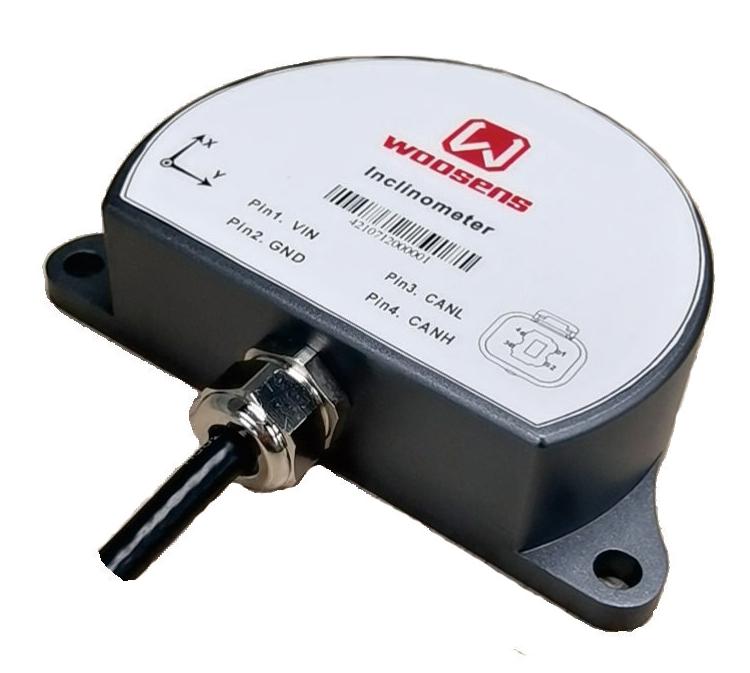 WET Series SAE J1939 CAN bus inclinometer